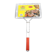 Vague Barbeque Grill with Wooden Handle 30 x 40 x 70 cm - Al Makaan Store