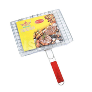 Vague Barbeque Grill with Wooden Handle 35 x 25 x 52 cm - Al Makaan Store