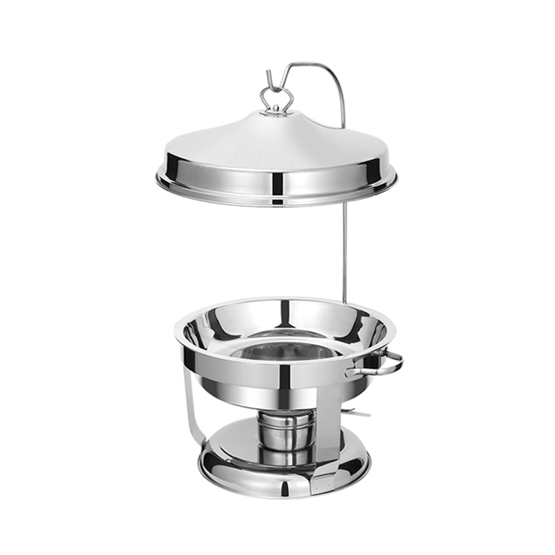 Vague Stainless Steel Chafing Dish with Hanging Cover 4.5 Liter - Al Makaan Store
