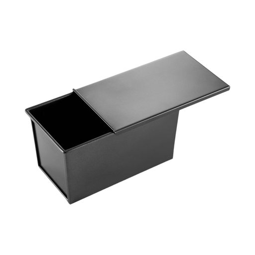 Vague Black Toast Box with Cover - Al Makaan Store