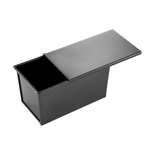 Vague Black Toast Box with Cover - Al Makaan Store