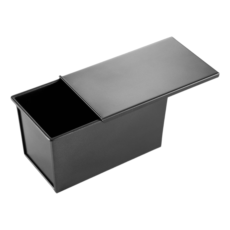 Vague Black Toast Box with Cover - Al Makaan Store