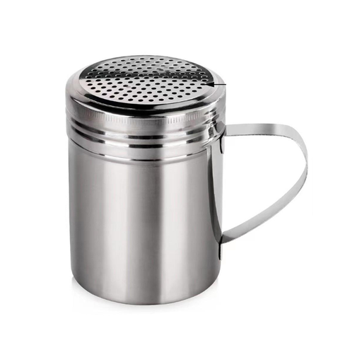 Vague Stainless Steel Dredger with Handle 10 oz- Al Makaan Store