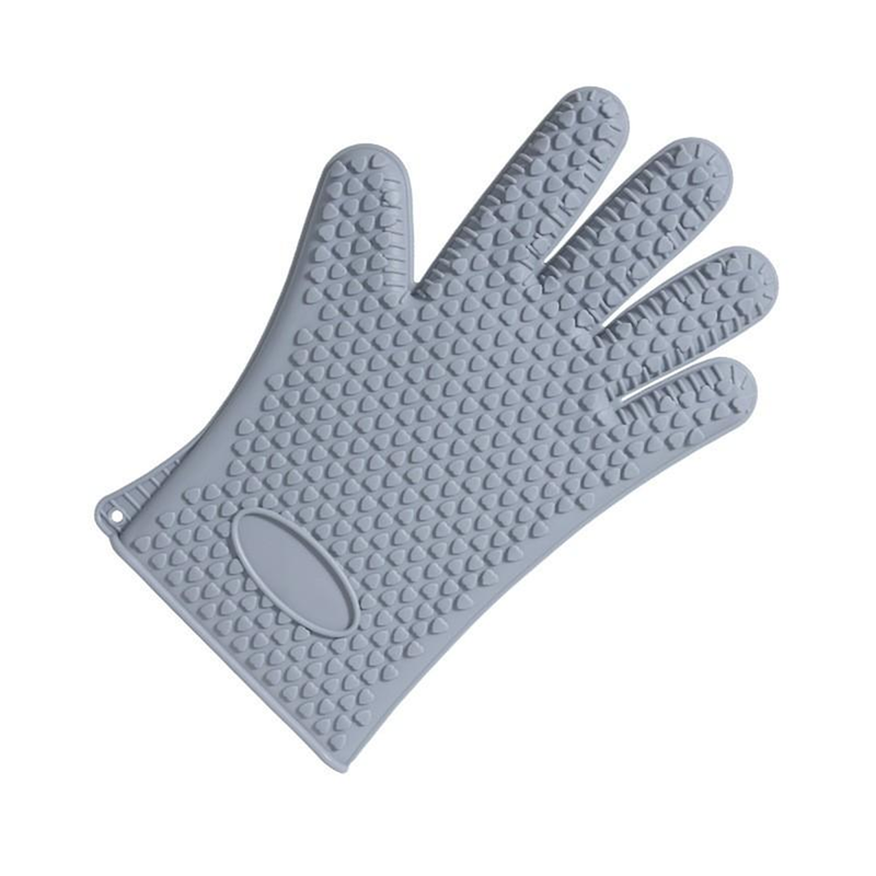 Vague Black Silicone Heat Resistance Cooking Gloves- Al Makaan Store