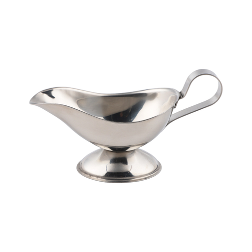 Vague Stainless Steel Gravy Sauce Boat Mirror Finish- Al Makaan Store