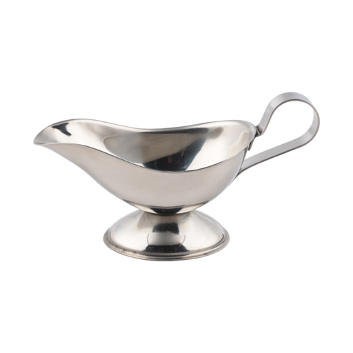 Vague Stainless Steel Gravy Sauce Boat Mirror Finish- Al Makaan Store
