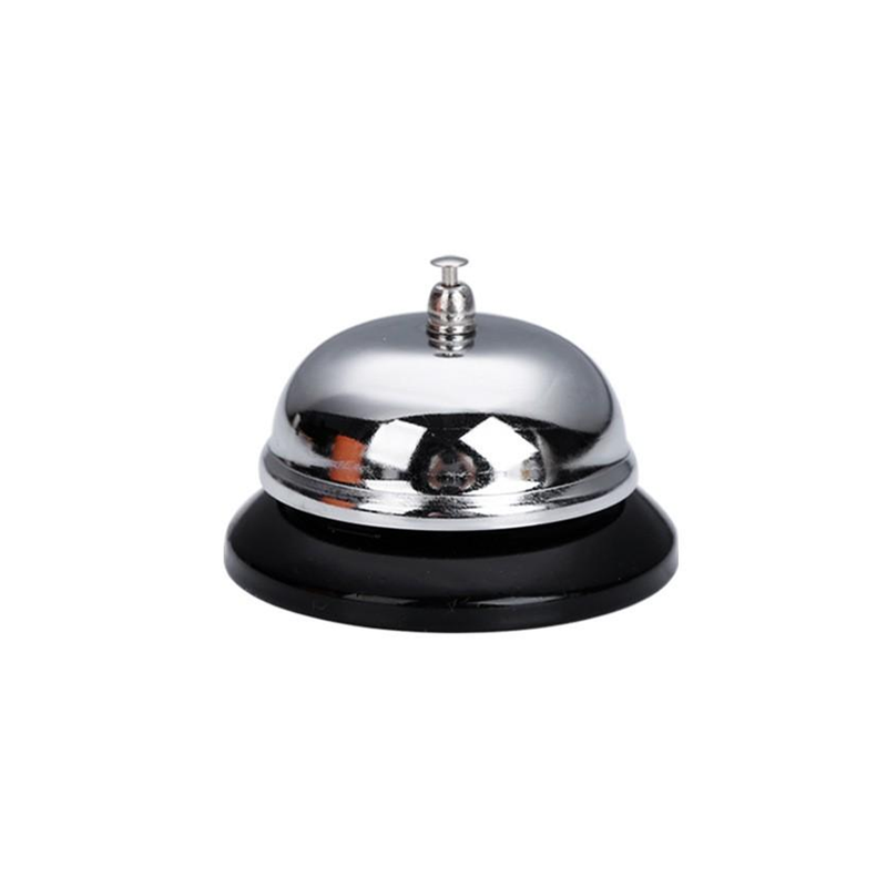 Vague Chrome Plated Table Bell 3.5"- Al Makaan Store