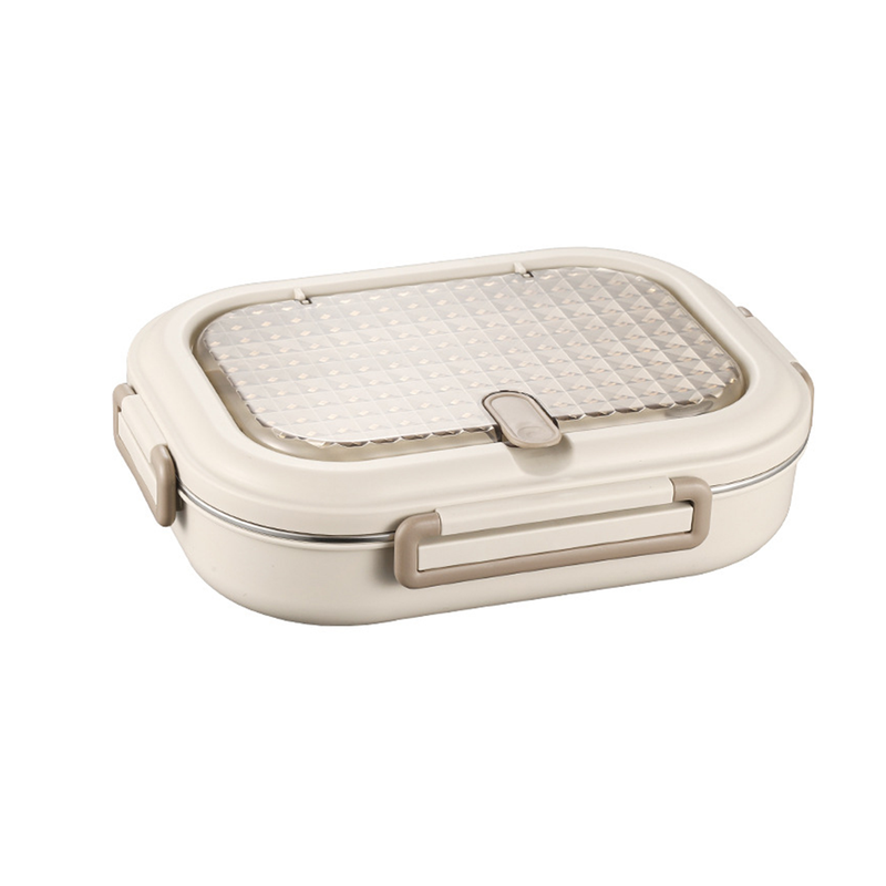 Vague Five Compartment Sealed Stainless Steel Lunch Box with Insulation Bag- Al Makaan Store