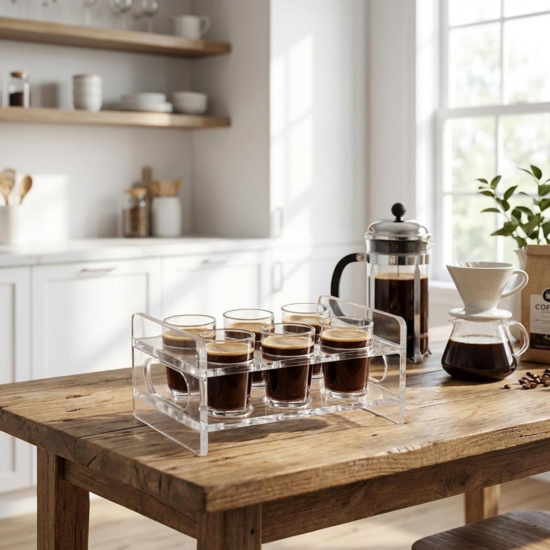 Vague 6-Hole Cup Rack 16 x 11 x 7.5 cm