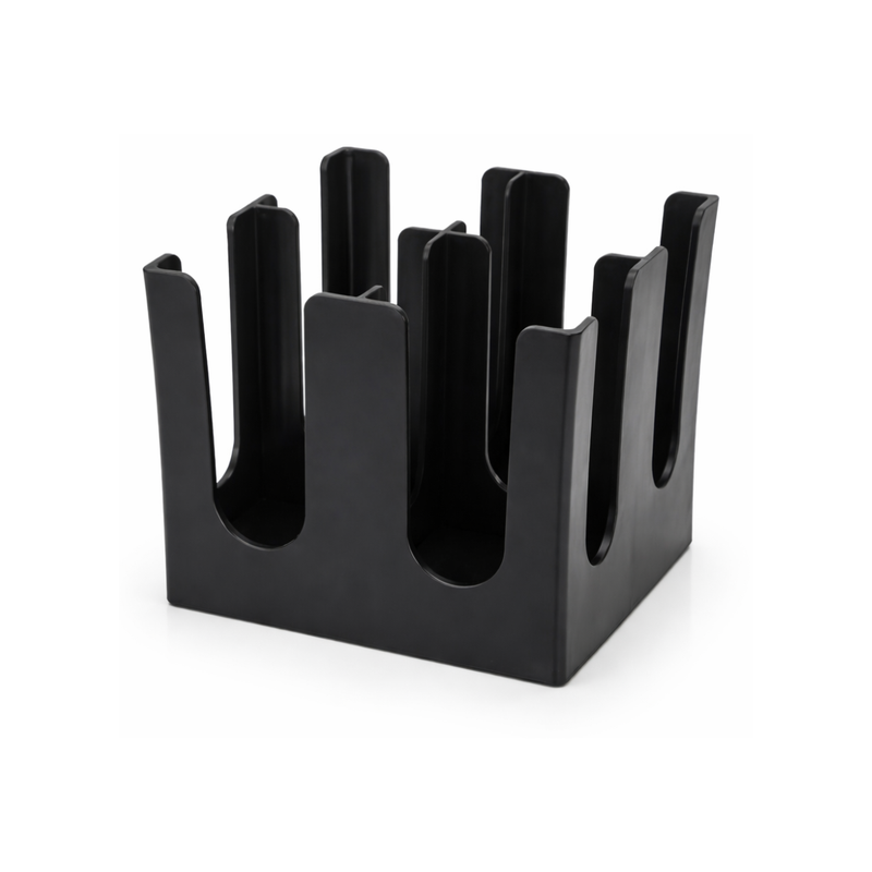 Vague Plastic Four-Compartment Square Cup Holder 20 x 22 x 22 cm - Al Makaan Store
