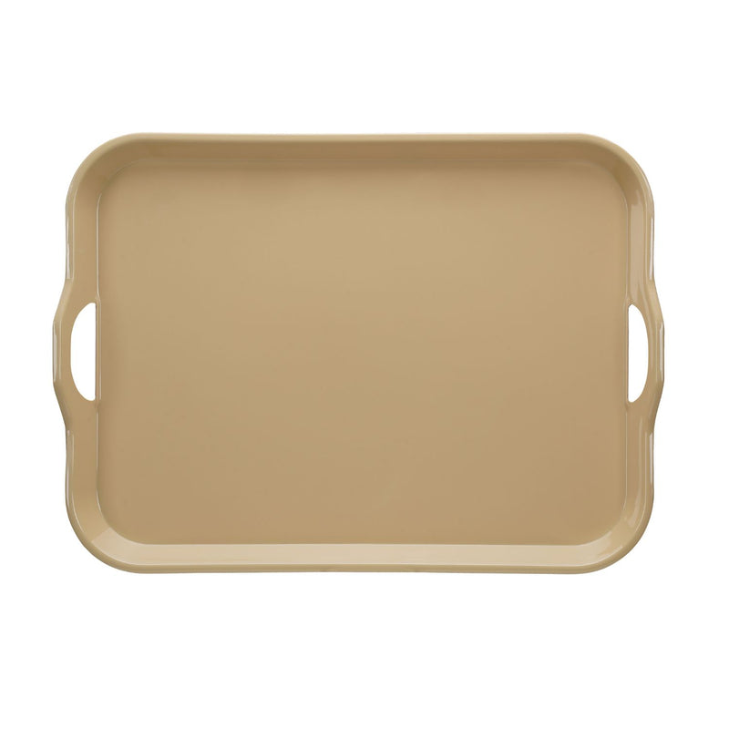 Vague Melamine Rectangular Tray with Handle 52 cm x 38 cm