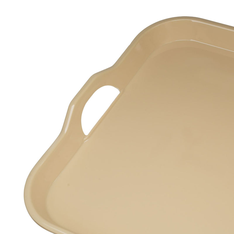 Vague Melamine Rectangular Tray with Handle 52 cm x 38 cm