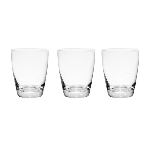 Cerve 3 Piece Glass Domino Water Tumbler 27 cm Set - Al Makaan Store