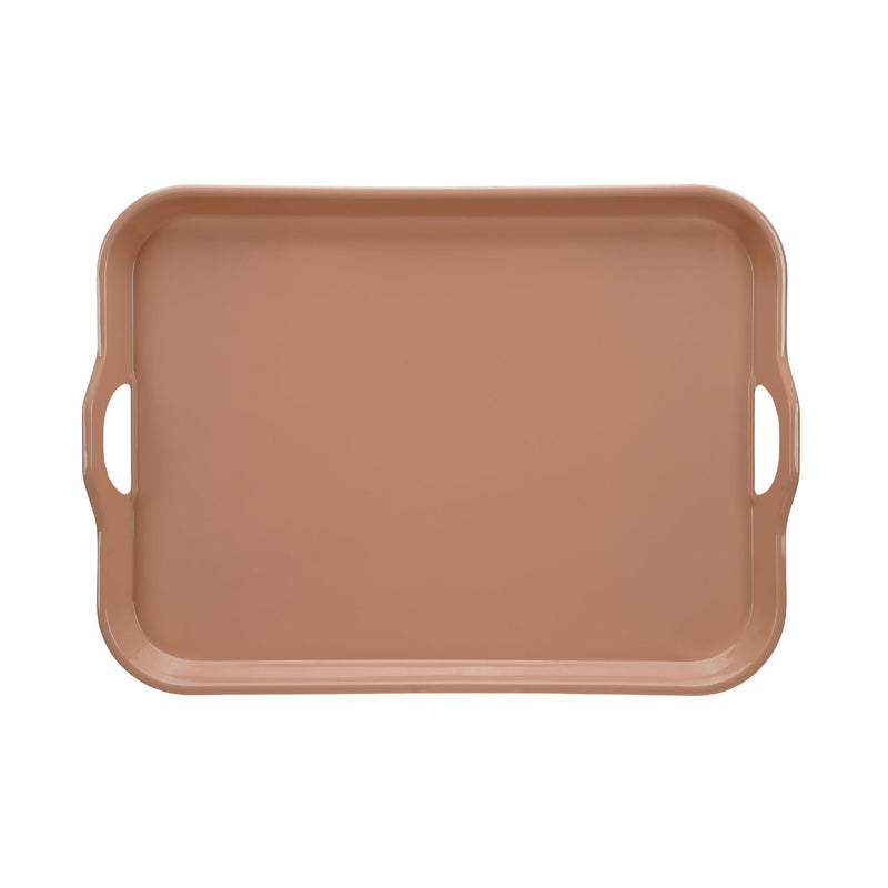 Vague Melamine Rectangular Tray with Handle 52 cm x 38 cm