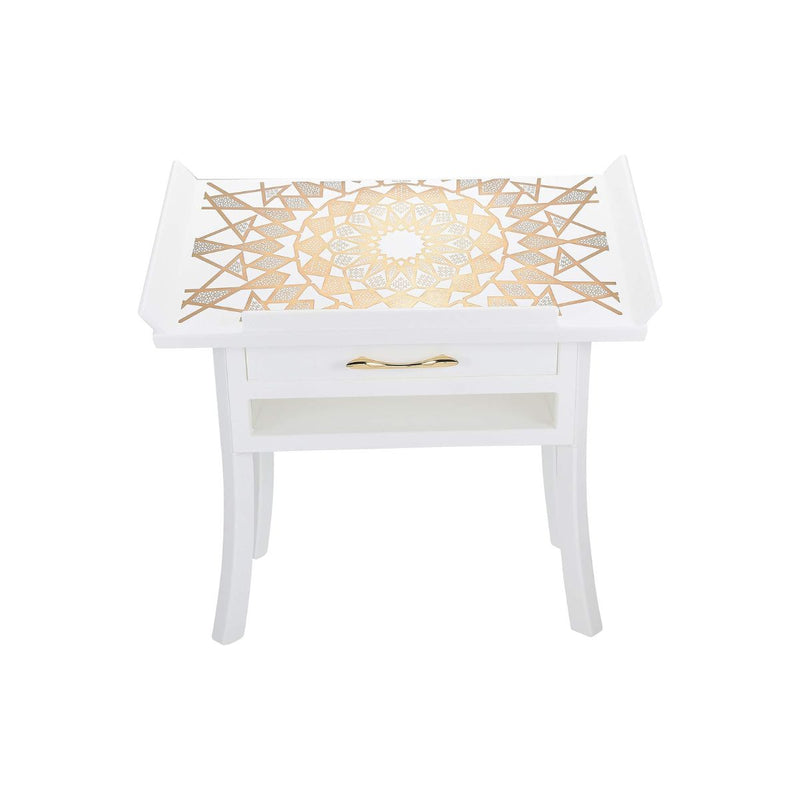 Vague Acrylic Prayer Table with Drawer - Al Makaan Store