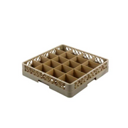 Jiwins Plastic Compartment Glass Rack Beige - Al Makaan Store