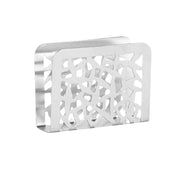 Stainless Steel Napkin Holder 12.1 cm x 3.2 cm x 8.2 cm - Al Makaan Store