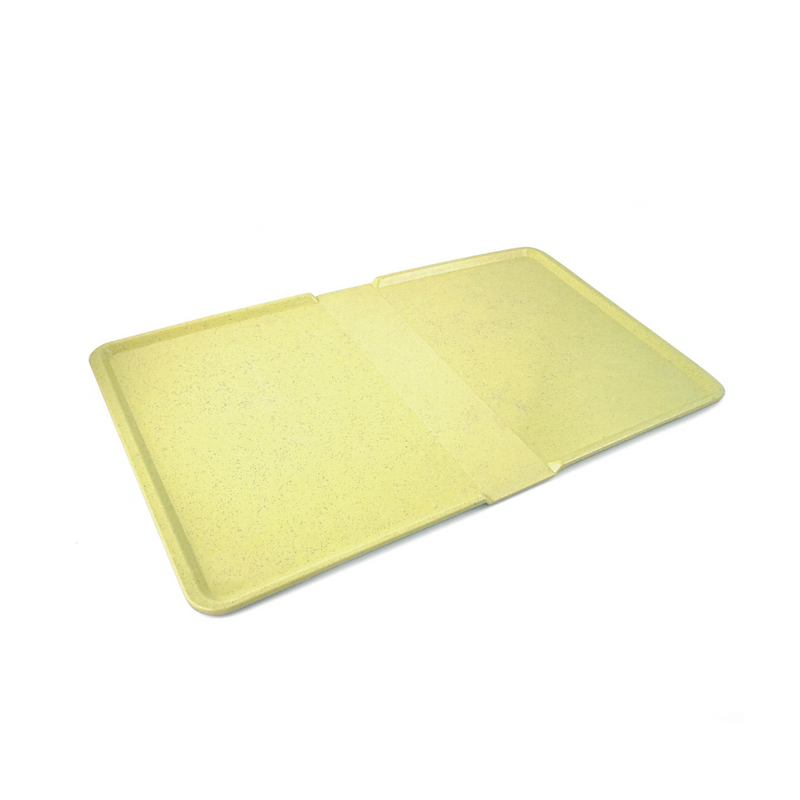 Beige Vague Fiber Plastic Hospital Serving Tray 53 cm x 32.5 cm