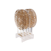 Vague Round Acrylic Round Tables Set - Al Makaan Store