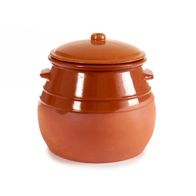 Wholesale Bundle: Arte Regal Brown Clay Belly Cooking Pot in Bulk (2-Pack) - Al Makaan Store