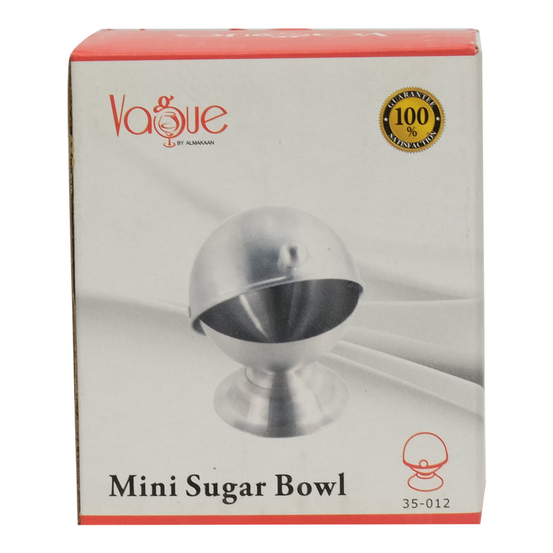 Vague Stainless Steel Mini Sugar Bowl 6.5 x 8.5 cm