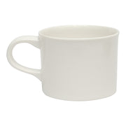 Vague White Melamine Coffee Cup 3.3" with Saucer 5.9" - Al Makaan Store