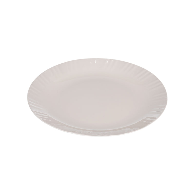 Vague White Melamine Soup Plate 11.25" - Al Makaan Store