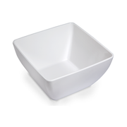 Vague White Melamine Square Bowl 17.5 cm - Al Makaan Store