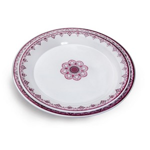 Vague Melamine Dream Round Tray 17.75" - Al Makaan Store