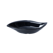 Vague Black Melamine Leaf Shape Dish - Al Makaan Store