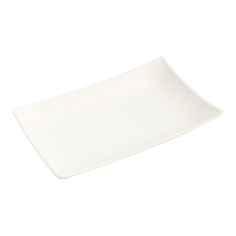 Vague Melamine Rectangular Plate 21 cm x 13 cm - Al Makaan Store