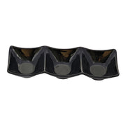 Vague Melamine Mezza Plate three comaprtments 24 cm x 8.4 cm x 4 cm - Al Makaan Store