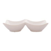 Vague Melamine Mezza Plate two comaprtments - Al Makaan Store