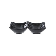Vague Melamine Mezza Plate two comaprtments - Al Makaan Store