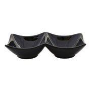 Vague Melamine Mezza Plate two comaprtments - Al Makaan Store