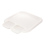 Vague Melamine Square Plate 28.5 cm x 25 cm - Al Makaan Store
