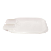 Vague Melamine Square Plate 28.5 cm x 25 cm - Al Makaan Store