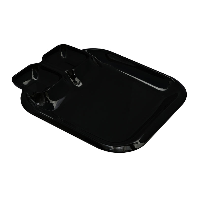 Vague Melamine Square Plate 28.5 cm x 25 cm - Al Makaan Store