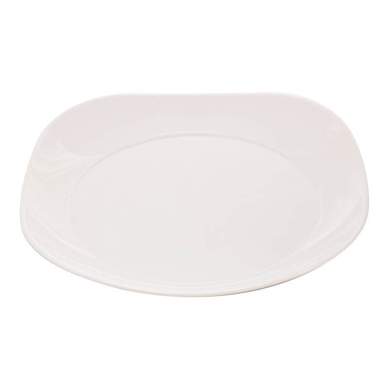 Vague Melamine Square Plate 20 cm - Al Makaan Store
