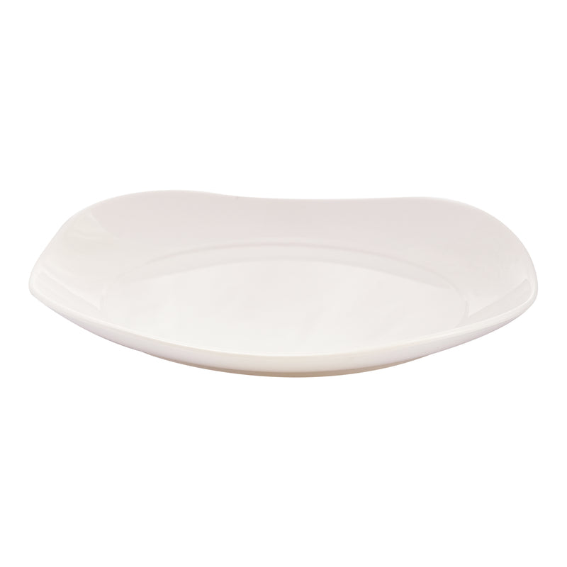 Vague Melamine Square Plate 20 cm - Al Makaan Store