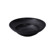 Vague Melamine Pasta Plate Black Matt Finish - Al Makaan Store