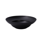 Vague Melamine Pasta Plate Black Matt Finish - Al Makaan Store