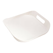 Vague Melamine Square Tray with Handle 13.5" x  2.5" - Al Makaan Store