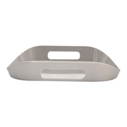 Vague Melamine Square Tray with Handle 13.5" x  2.5" - Al Makaan Store