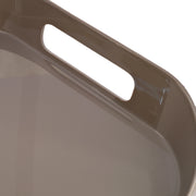 Vague Melamine Square Tray with Handle 13.5" x  2.5" - Al Makaan Store