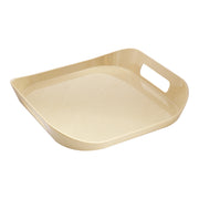Vague Melamine Square Tray with Handle 13.5" x  2.5" - Al Makaan Store