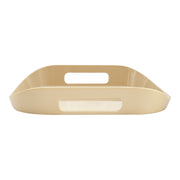 Vague Melamine Square Tray with Handle 13.5" x  2.5" - Al Makaan Store