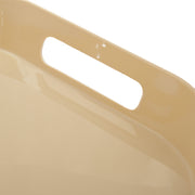 Vague Melamine Square Tray with Handle 13.5" x  2.5" - Al Makaan Store