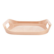 Vague Melamine Square Tray with Handle 13.5" x  2.5" - Al Makaan Store