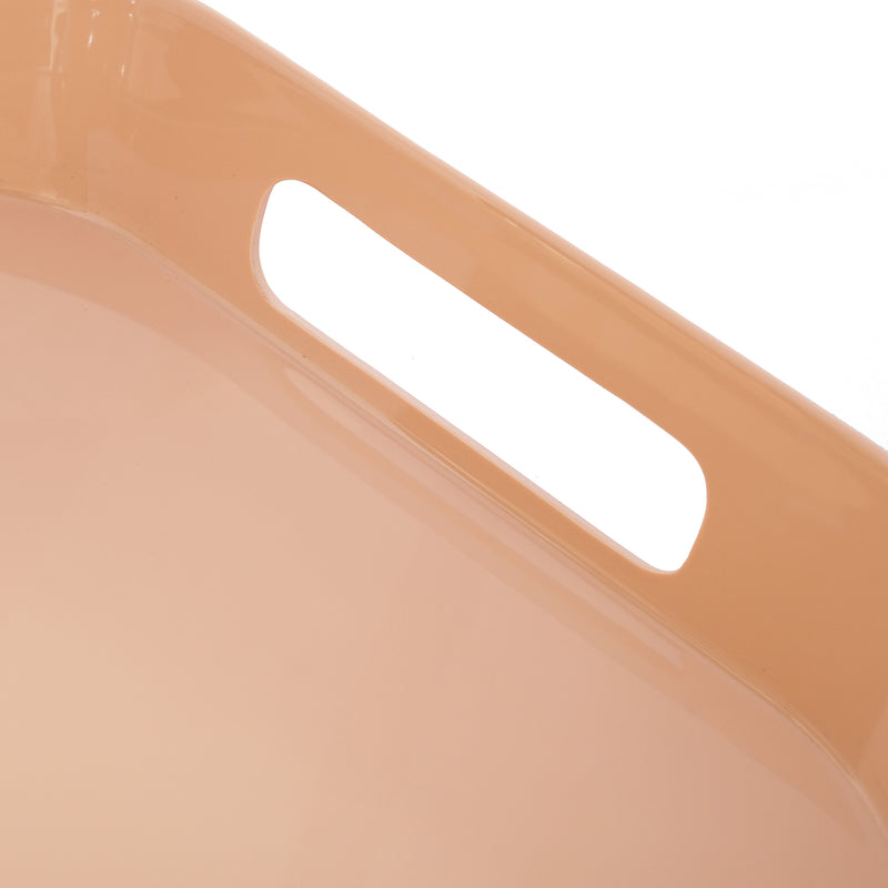 Vague Melamine Square Tray with Handle 13.5" x  2.5" - Al Makaan Store